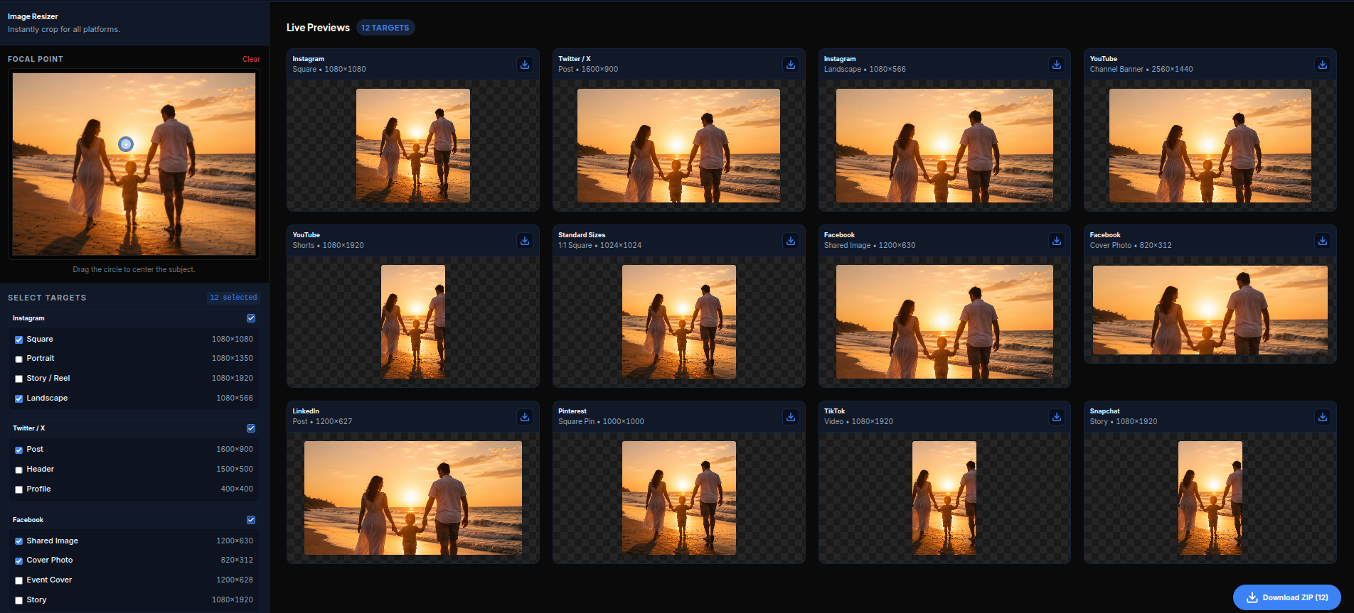 Introducing Our Free Image Resizer & Cropper: Smart Focal Point Cropping for Every Platform